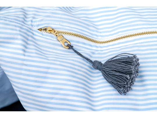 Blue & White Stripe 26