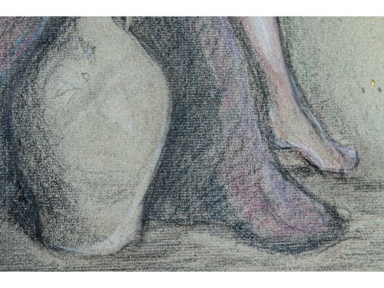 Stunningly Framed Vintage Nude Drawing