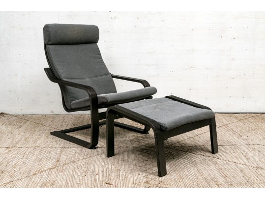 Contemporary Chair And Ottoman