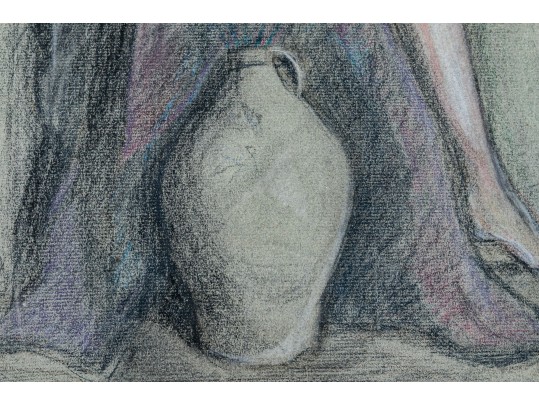 Stunningly Framed Vintage Nude Drawing