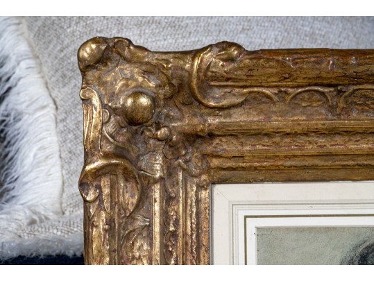 Stunningly Framed Vintage Nude Drawing