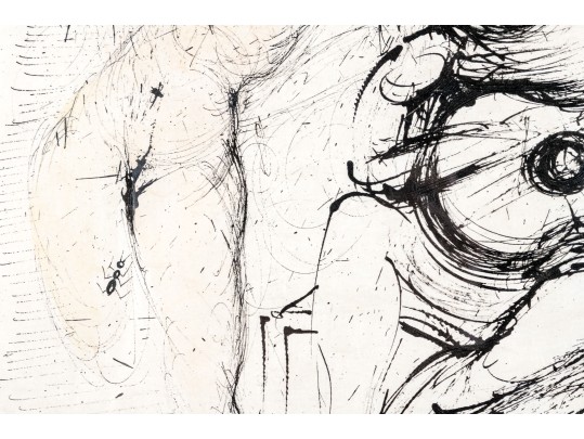 Salvador Dali  (Spain/France, 1904-1989) Signed Etching, Nude With Guitar From 