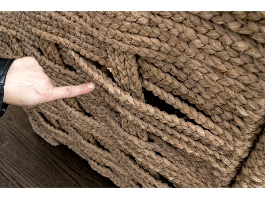 High Quality Hand Braided Woven Sectional By John Himmel