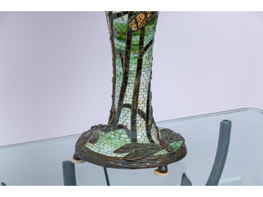 Dragonfly Motif Mosaic Standard And Stained Glass Frame