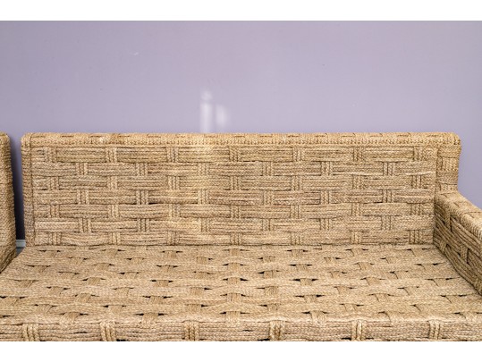 High Quality Hand Braided Woven Sectional By John Himmel