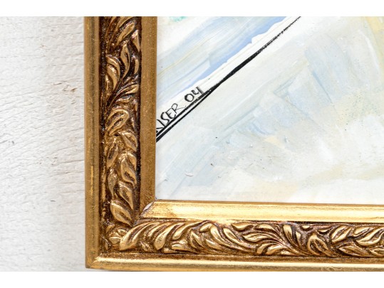 Sarah Kiser (Am., 21st C.) Oil On Panel, 