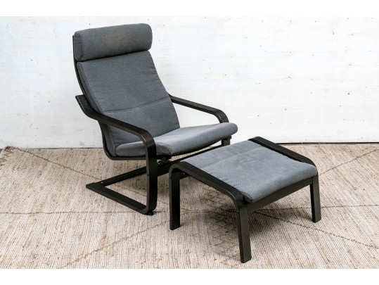 Contemporary Chair And Ottoman