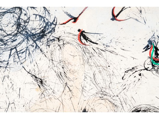 Salvador Dali  (Spain/France, 1904-1989) Signed Etching, Nude With Guitar From 