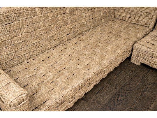 High Quality Hand Braided Woven Sectional By John Himmel