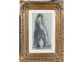 Stunningly Framed Vintage Nude Drawing