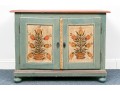 Vintage Hand Painted Pine Cabinet