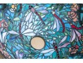 Dragonfly Motif Mosaic Standard And Stained Glass Frame