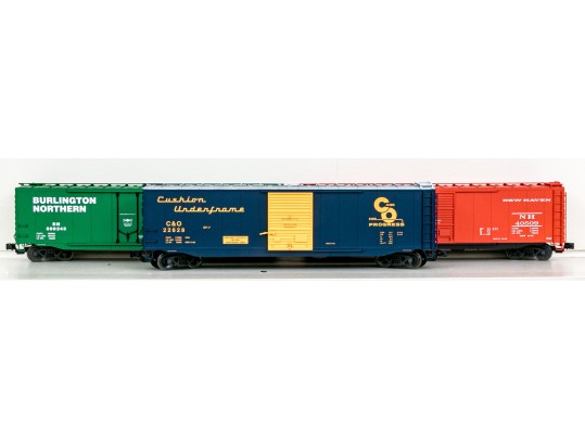 Three G Gauge USA Trains Box Cars