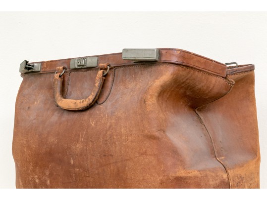 Antique Leather Travel Case