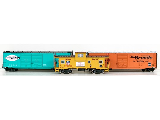 Three G Gauge USA Trains Box Cars