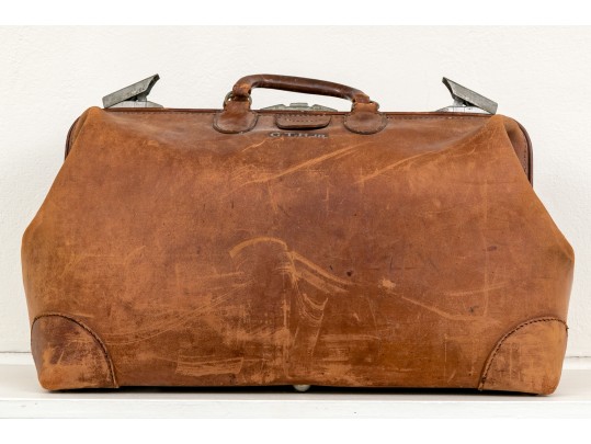 Antique Leather Travel Case