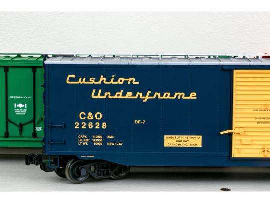 Three G Gauge USA Trains Box Cars