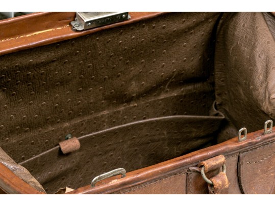 Antique Leather Travel Case