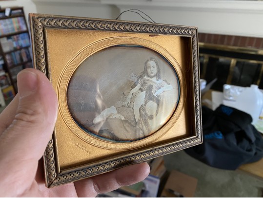 Large Oval Daguerreotype Of A Young Girl