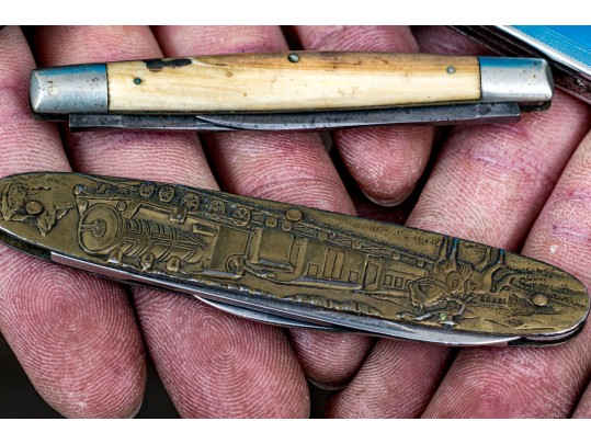 Collection Of 5 Antique / Vintage Pocket Knives