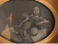 Large Oval Daguerreotype Of A Young Girl
