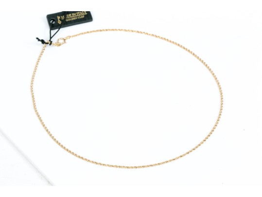 14k Yellow Gold Lightweight 16