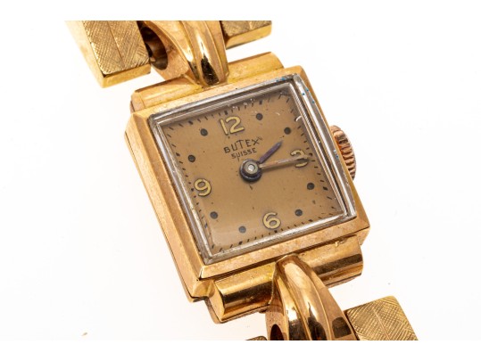 Two Vintage Mechanical Watches, 14K And 18K Gold