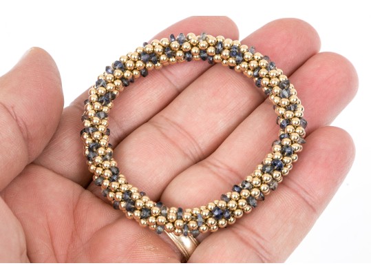 Lot Of Three Jewelry Pieces, Including 14k Yellow Gold Cultured Pearl Stud Earrings