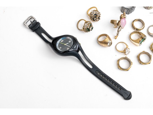 Extra Large Lot Of Colorful Costume Jewelry