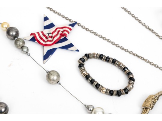 Extra Large Lot Of Colorful Costume Jewelry