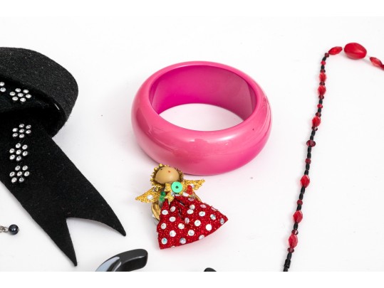 Extra Large Lot Of Colorful Costume Jewelry