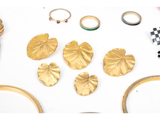 Extra Large Lot Of Colorful Costume Jewelry