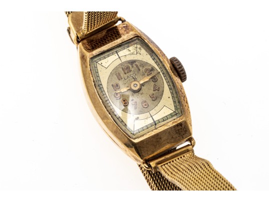 Two Vintage Mechanical Watches, 14K And 18K Gold
