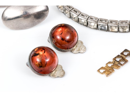 Lot Of Assorted Sterling And Sterling Vermeil Jewelry