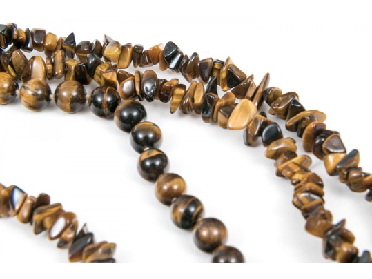 Group Of Tiger's Eye Beaded Jewelry