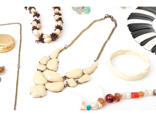 Extra Large Lot Of Colorful Costume Jewelry