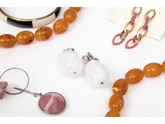 Extra Large Lot Of Colorful Costume Jewelry