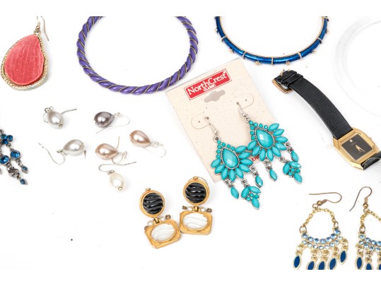 Extra Large Lot Of Colorful Costume Jewelry