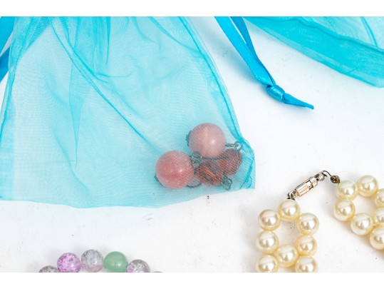 Extra Large Lot Of Colorful Costume Jewelry