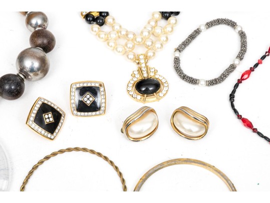 Extra Large Lot Of Colorful Costume Jewelry