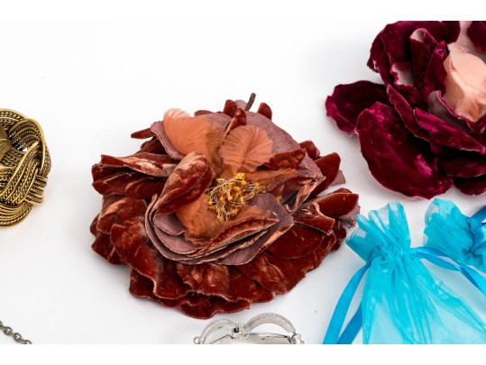 Extra Large Lot Of Colorful Costume Jewelry