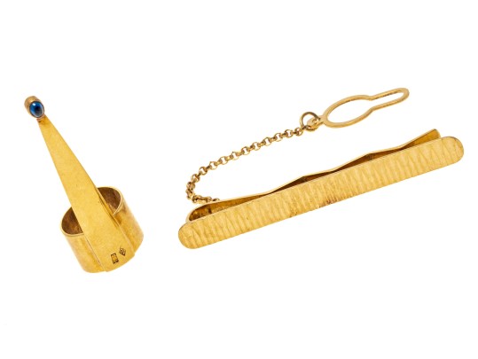 18K Yellow Gold Lot, 7.4 Dwt