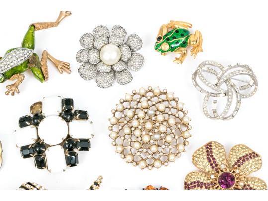 Handsome Lot Of Nicely Made Costume Jewelry, Including Ciner And Trifari