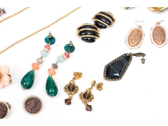 Extra Large Lot Of Colorful Costume Jewelry