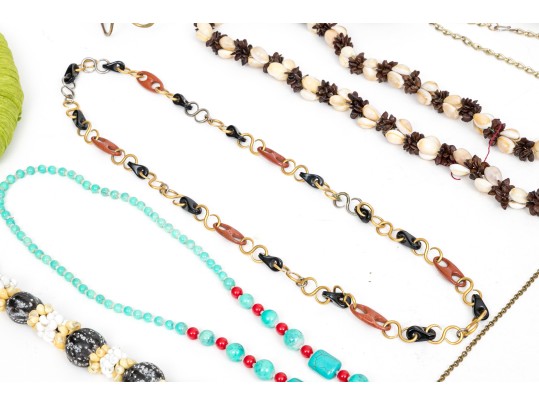 Extra Large Lot Of Colorful Costume Jewelry