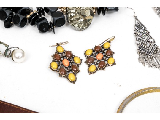 Extra Large Lot Of Colorful Costume Jewelry