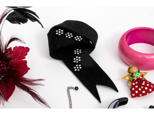 Extra Large Lot Of Colorful Costume Jewelry