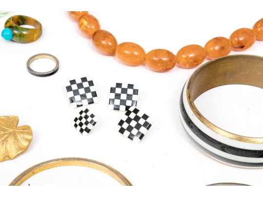 Extra Large Lot Of Colorful Costume Jewelry