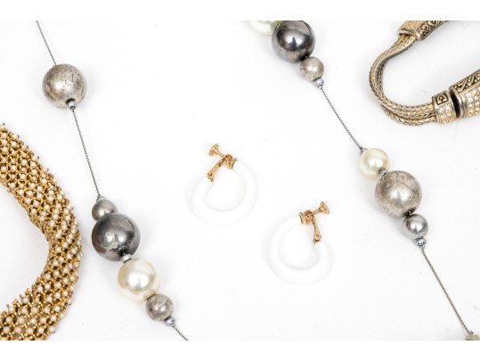 Extra Large Lot Of Colorful Costume Jewelry