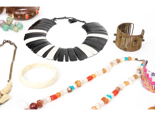 Extra Large Lot Of Colorful Costume Jewelry